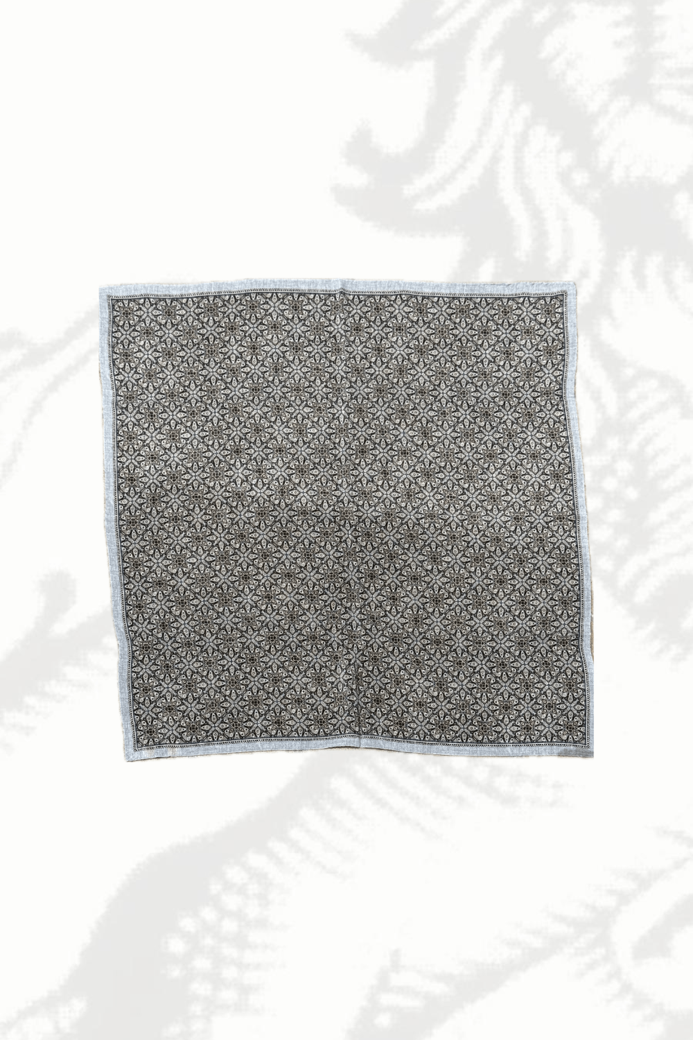 Bandana Seta Maiolica Grigio