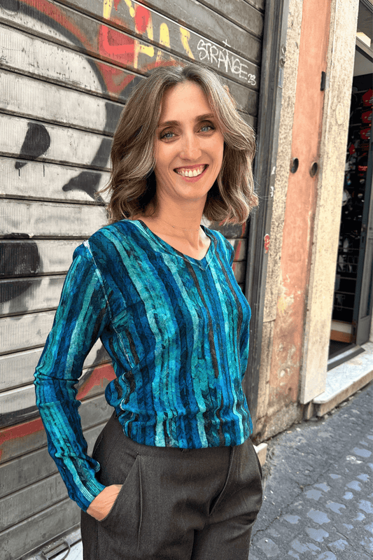 Maglia V Reversibile