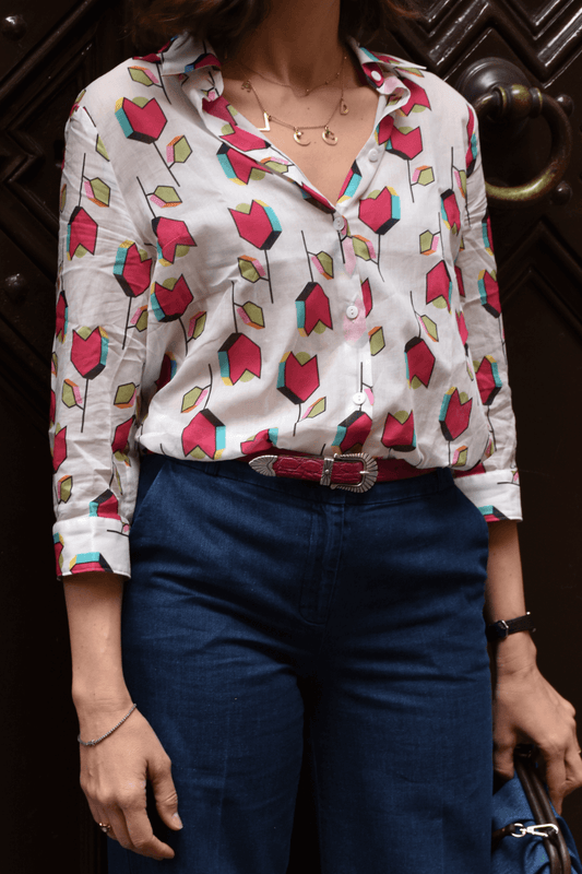 Camicia Mussola Cannello