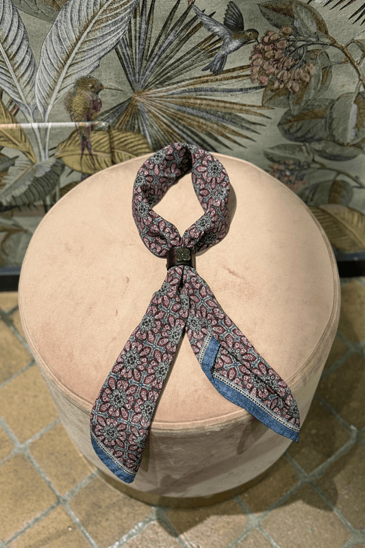 Bandana Seta Maiolica Rosso