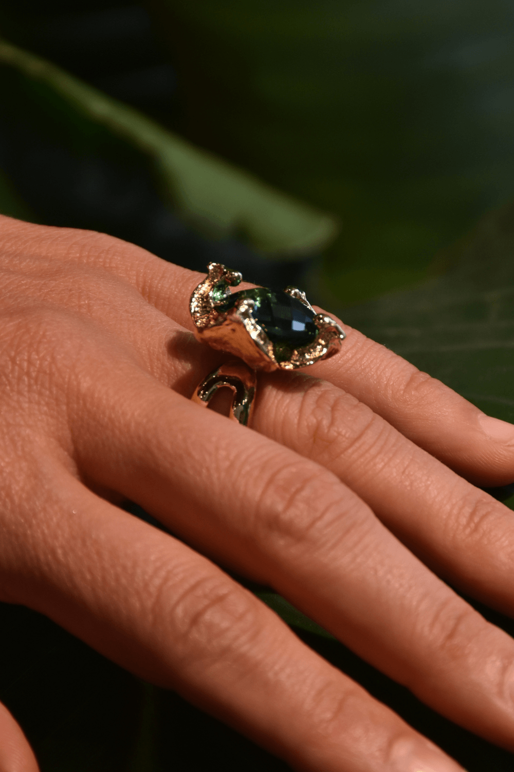 Anello Bocciolo Verde