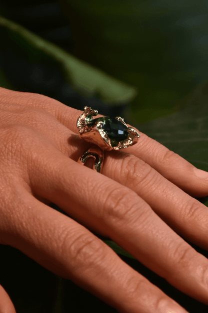Anello Bocciolo Verde
