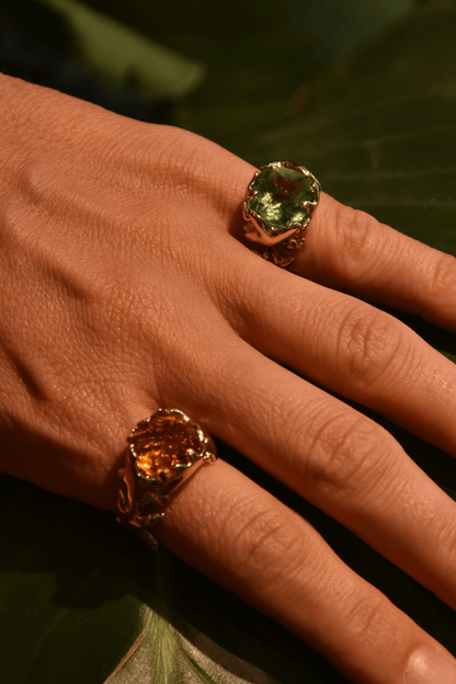 Anello Stars Verde