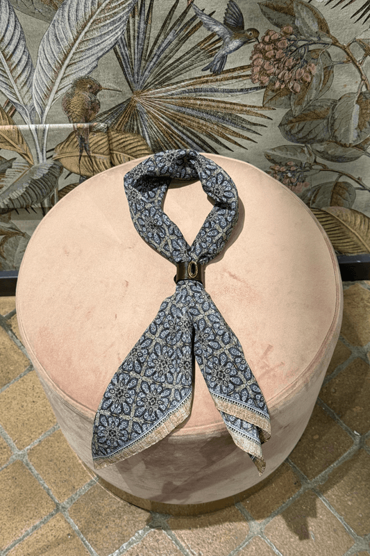 Bandana Seta Maiolica Taupe