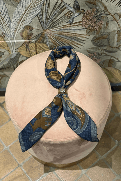 Bandana Lana e Yack Cavalli Blu