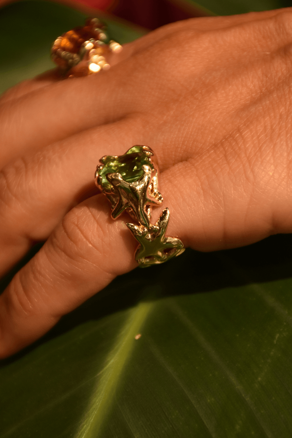 Anello Stars Verde