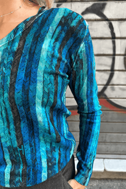 Maglia V Reversibile