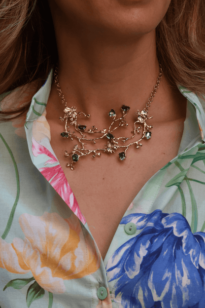 Collana Ice Garden Verde