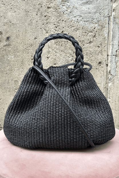 Borsa Rafia Nero