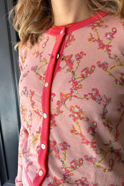 Cardigan Bordi Contrasto