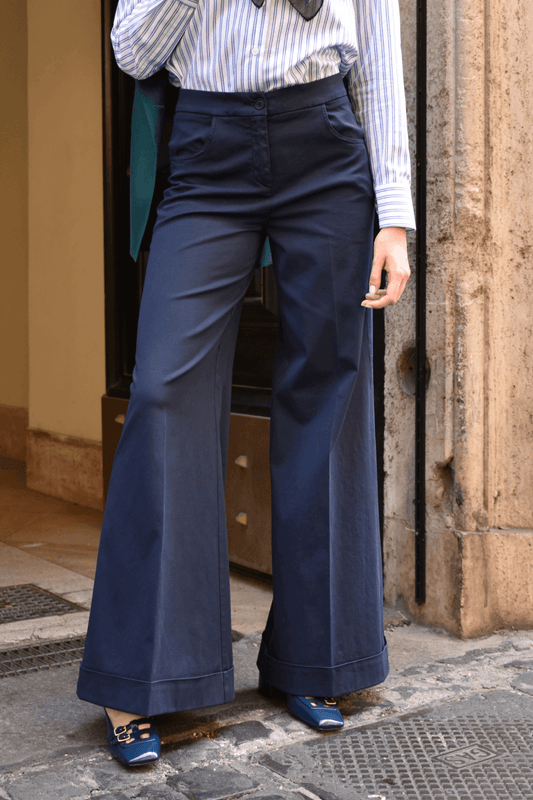 Pantaloni Bootcut Via Mascagni