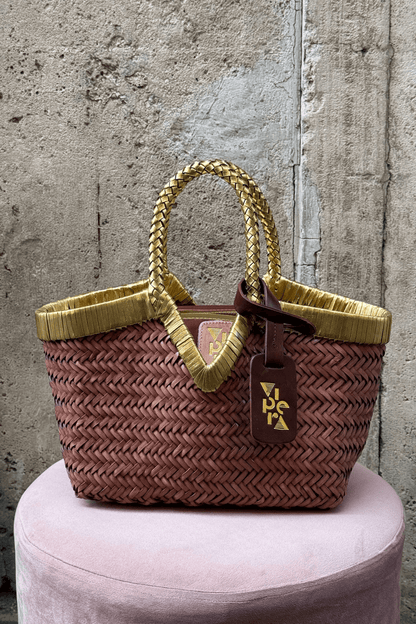 Borsa Monet Frame Taupe/Gold