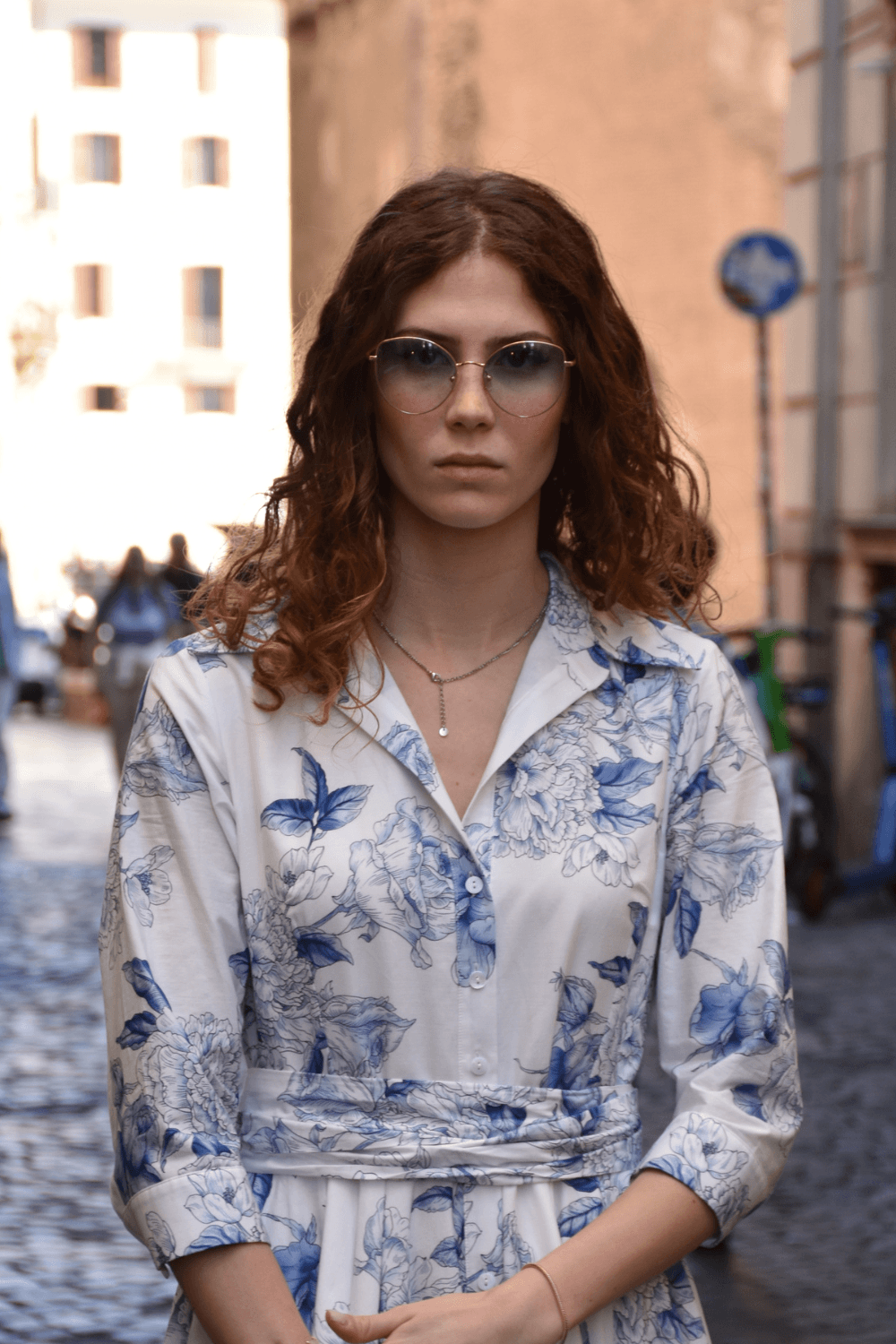 Chemisier Spritz Rose Blu