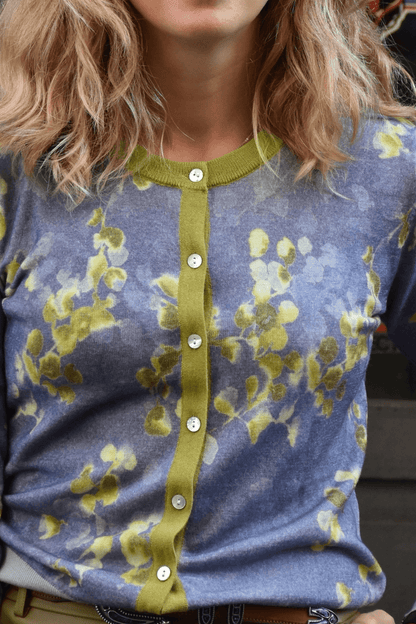 Cardigan Bordi Contrasto