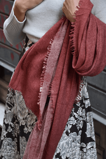 Sciarpa Cardata Airspray Cachemire