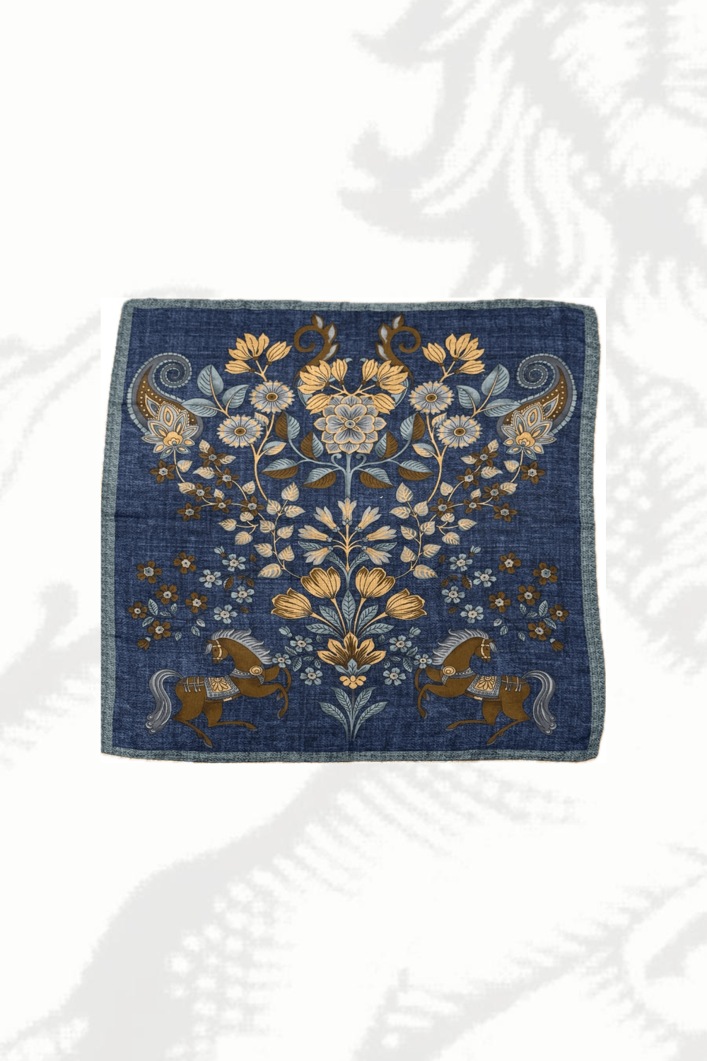 Bandana Lana e Yack Cavalli Blu