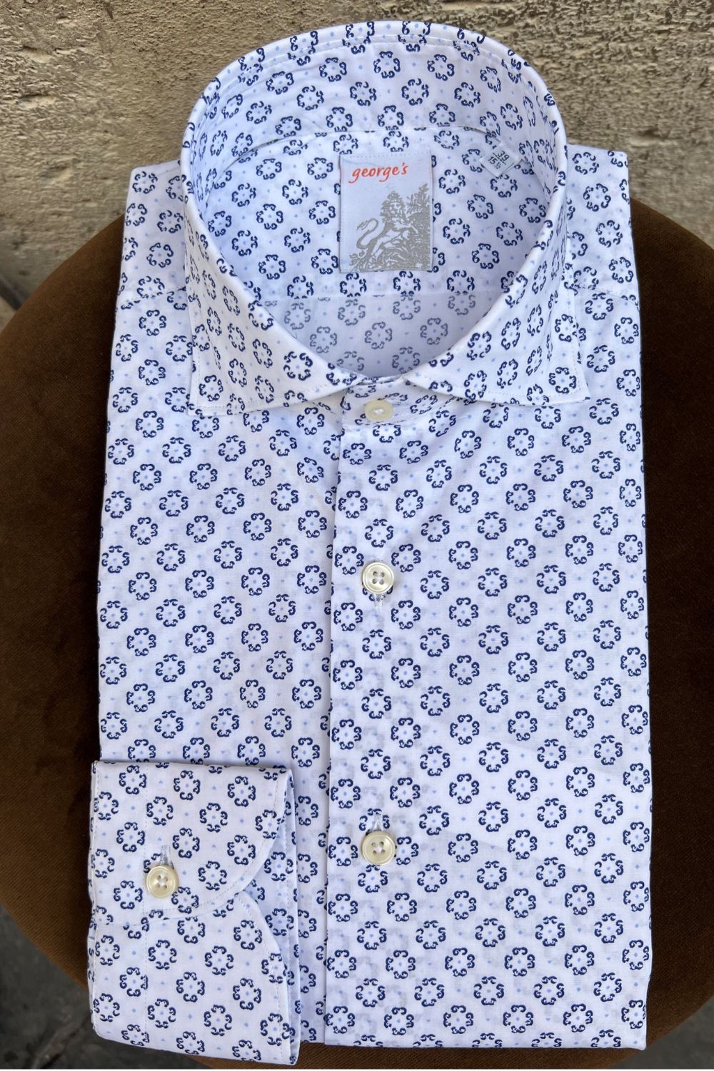 Camicia Fantasia Blu