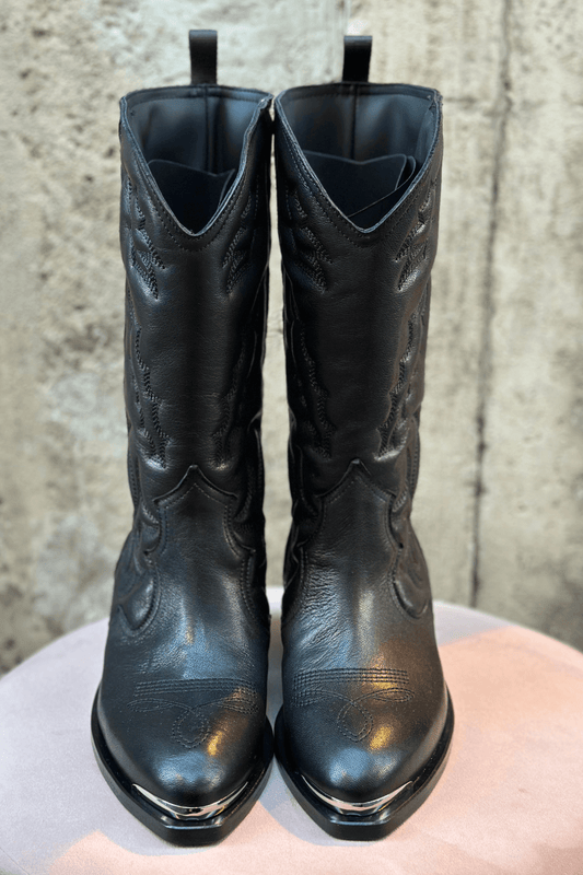 Stivale Texano Nero